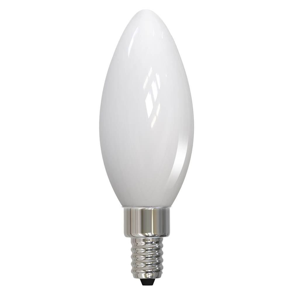 Bulbrite 5W Led B11 3000K Filament E12 Milky Fully Compatible Dimming