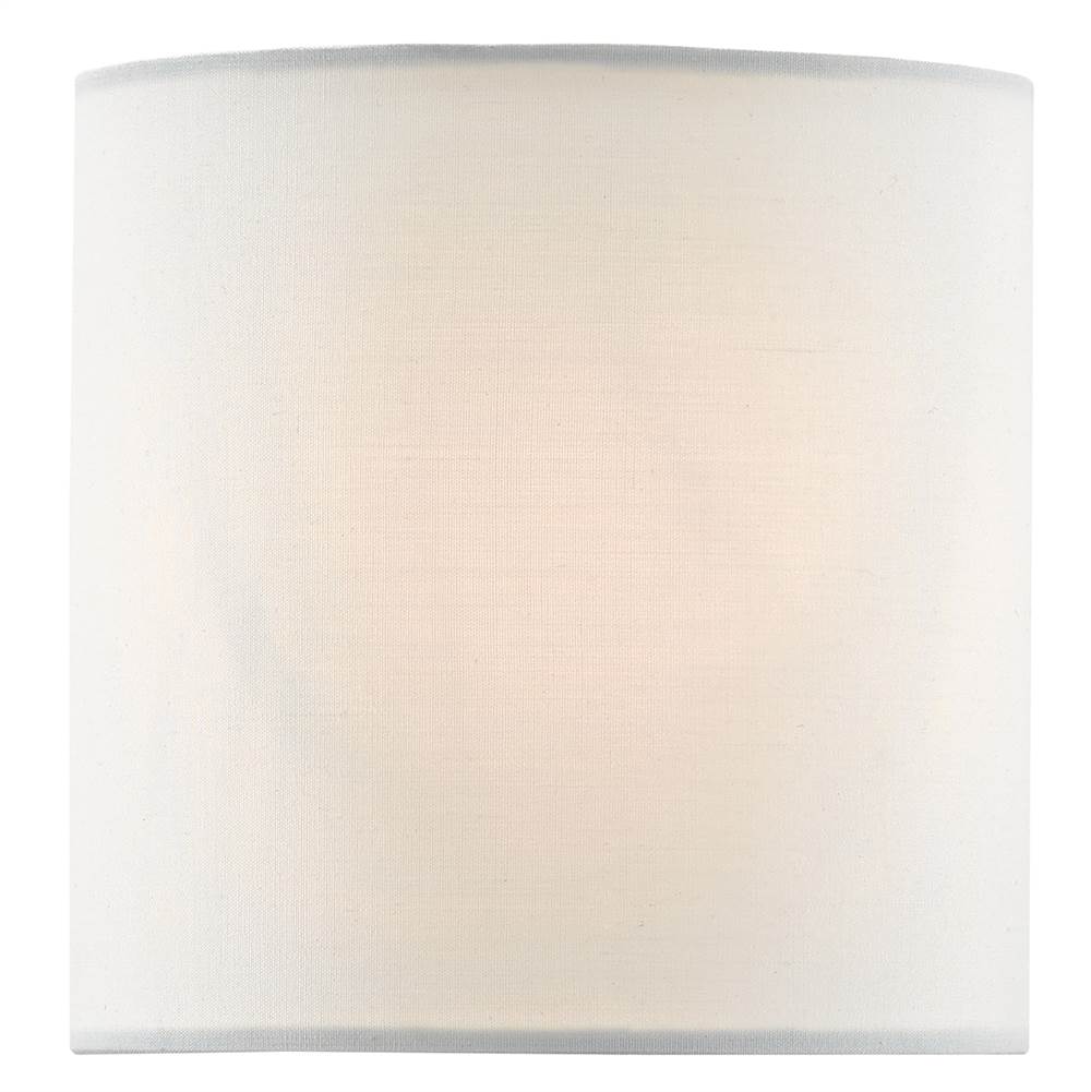 Currey And Company White Cotton Shade