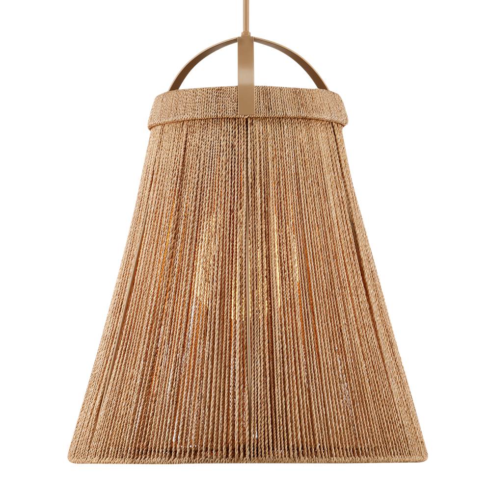Currey And Company Parnell Natural Pendant