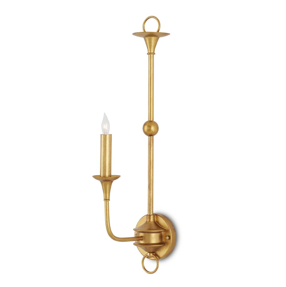 Currey And Company Nottaway Gold Wall Sconce