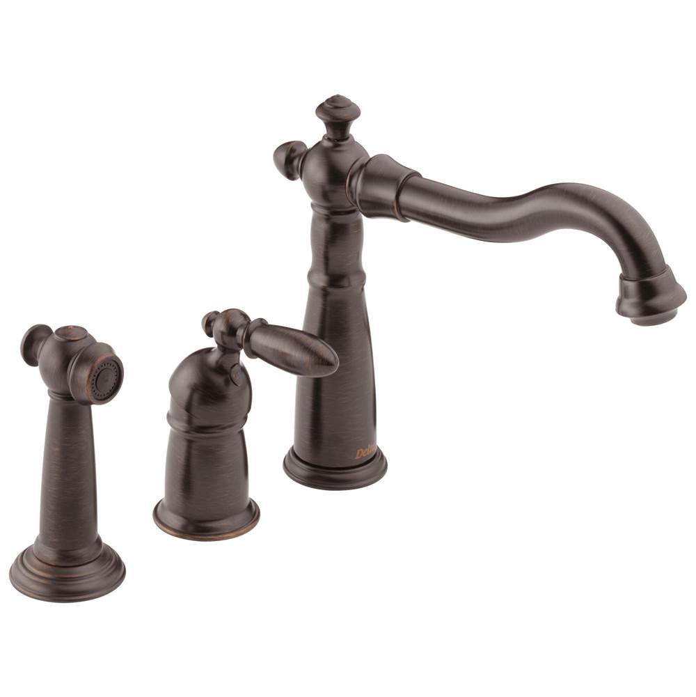 Delta Faucet Victorian® Single Handle Kitchen Faucet with Spray