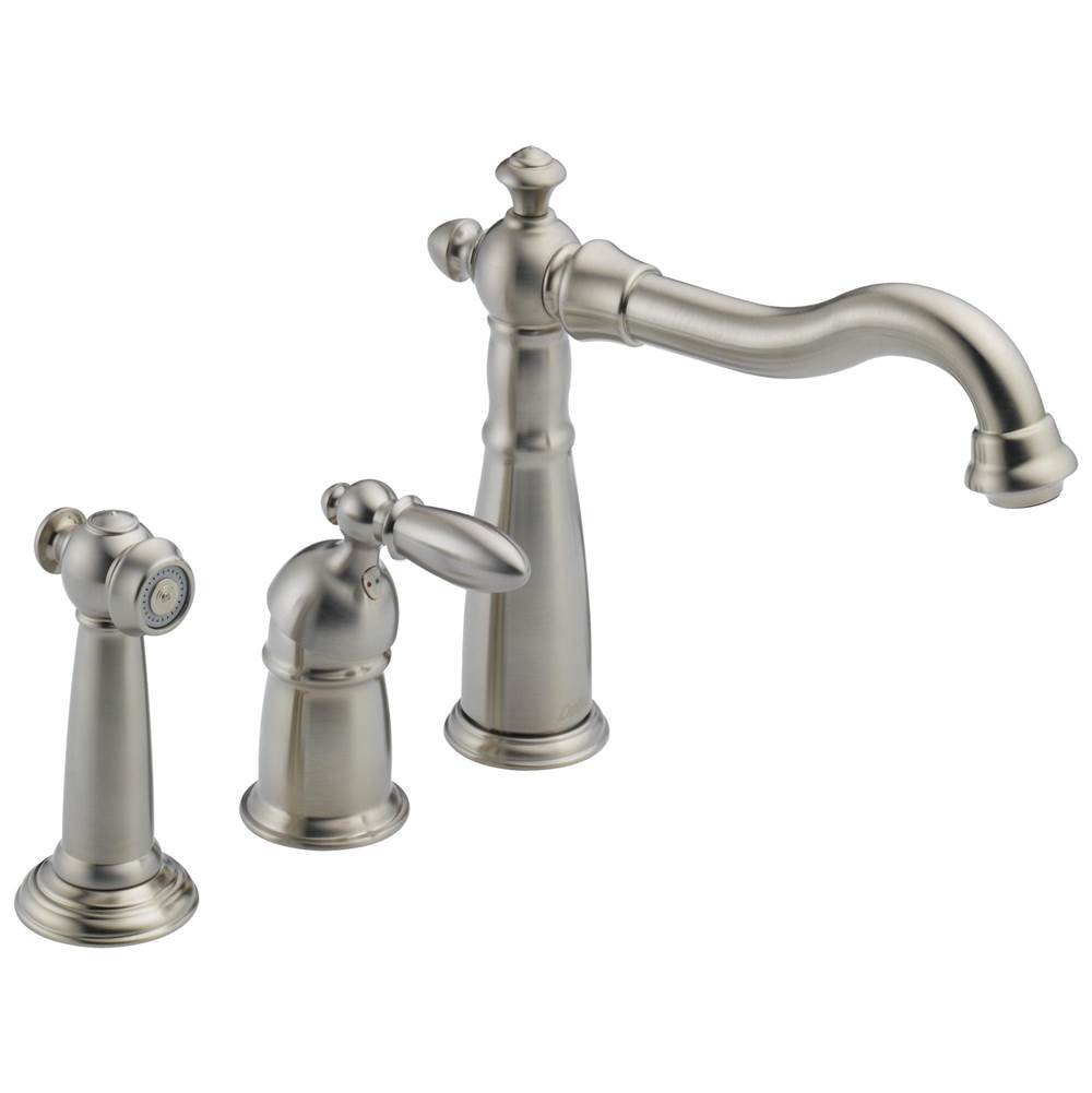 Delta Faucet Victorian® Single Handle Kitchen Faucet with Spray