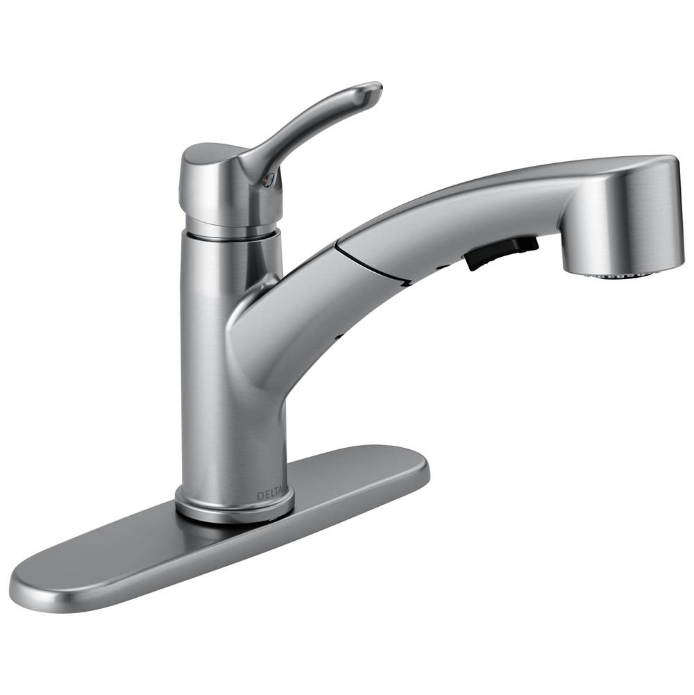 Delta Faucet Collins™ Single Handle Pull-Out Kitchen Faucet