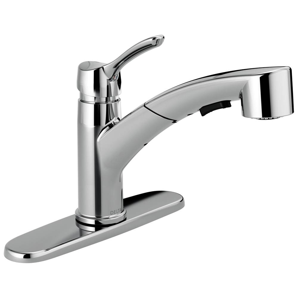 Delta Faucet Collins™ Single Handle Tract-Pack Pull-Out Kitchen Faucet