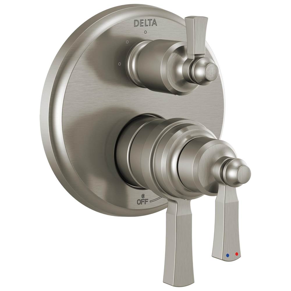 Delta Faucet Dorval™ Traditional 2-Handle Monitor 17T Series Valve Trim with 6 Setting Diverter