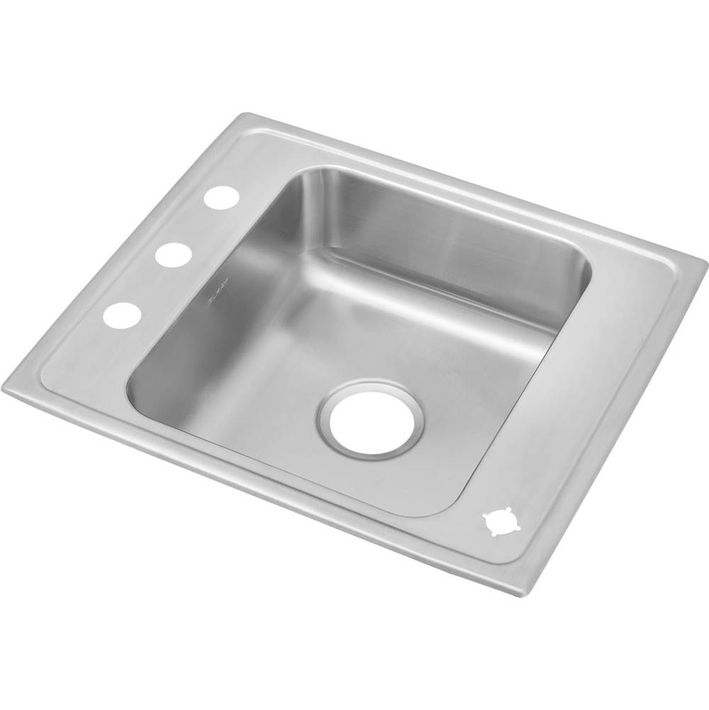 Elkay Lustertone Classic Stainless Steel 22'' x 19-1/2'' x 7-1/2'', Single Bowl Drop-in Classroom Sink