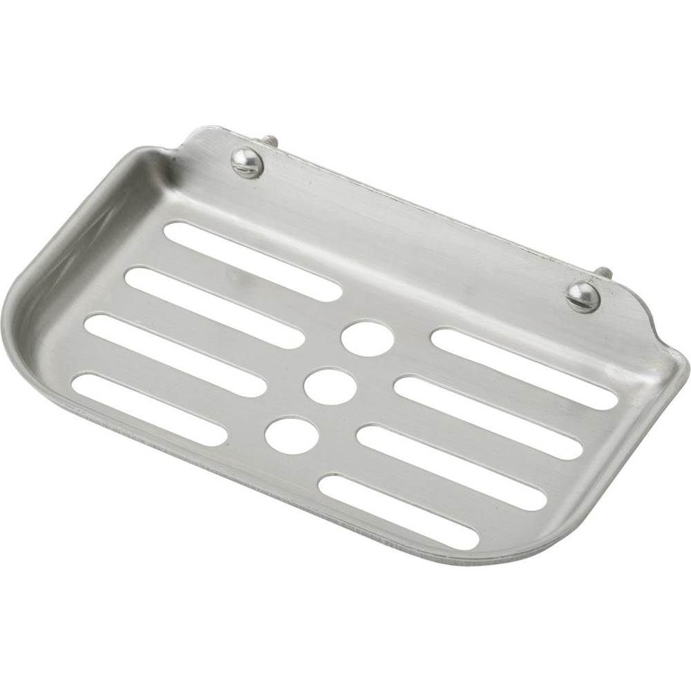Elkay Stainless Steel Soap Dish for Back / Wall Mounting, 3-1/2'' x 6''