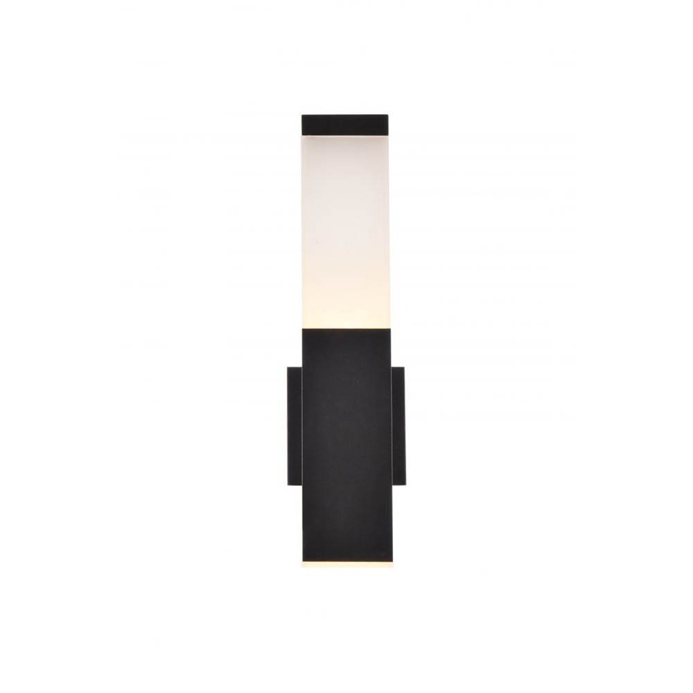 Elegant Lighting Raine Integrated LED wall sconce  in black