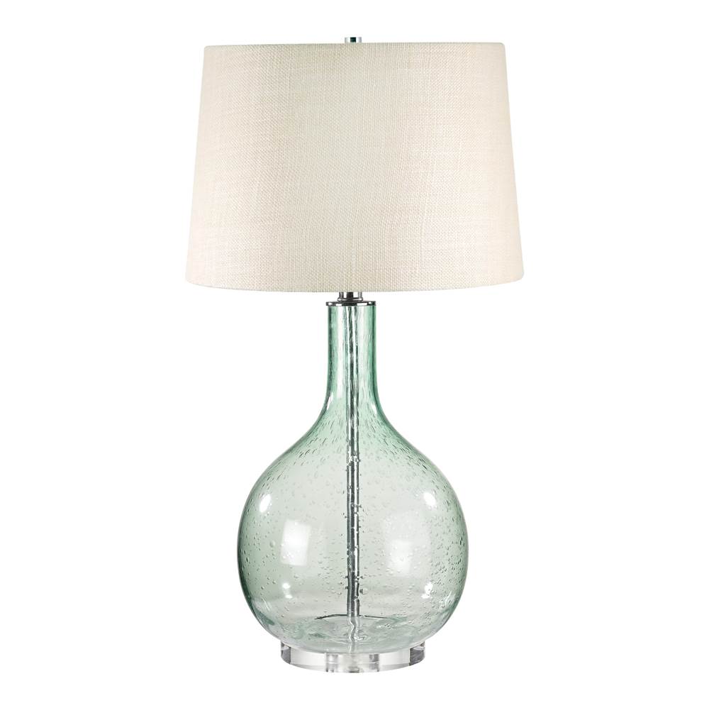 Elk Home Glass 28'' High 1-Light Table Lamp - Green