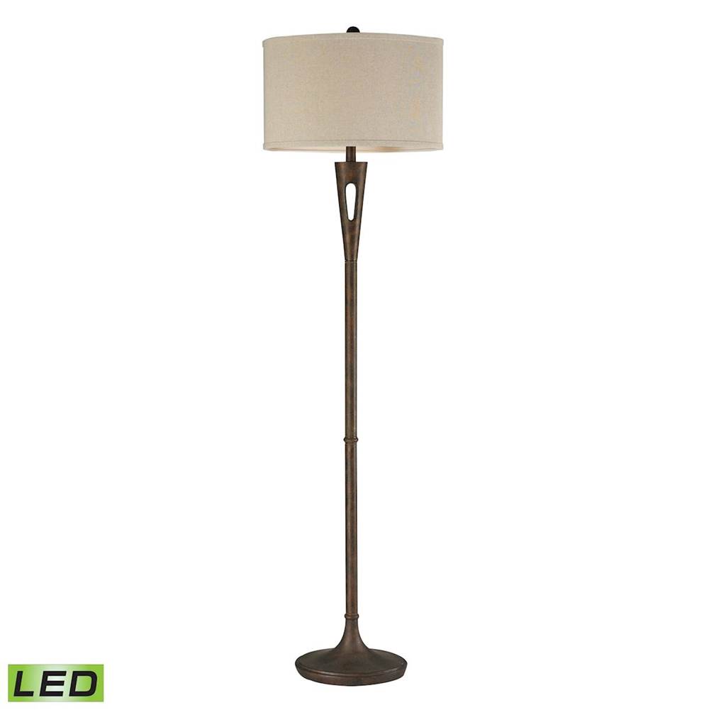 Elk Home Martcliff 65'' High 1-Light Floor Lamp - Burnished Bronze