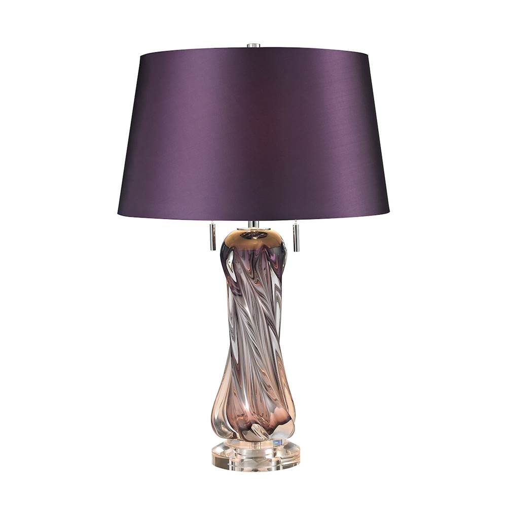 Elk Home Vergato 24'' High 2-Light Table Lamp - Purple