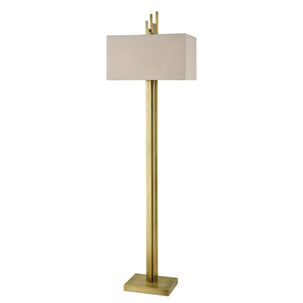 Elk Home Azimuth 69'' High 2-Light Floor Lamp - Antique Brass