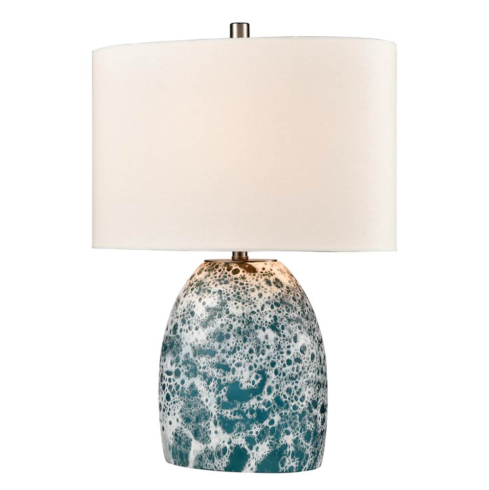 Elk Home Offshore 22'' High 1-Light Table Lamp - Blue