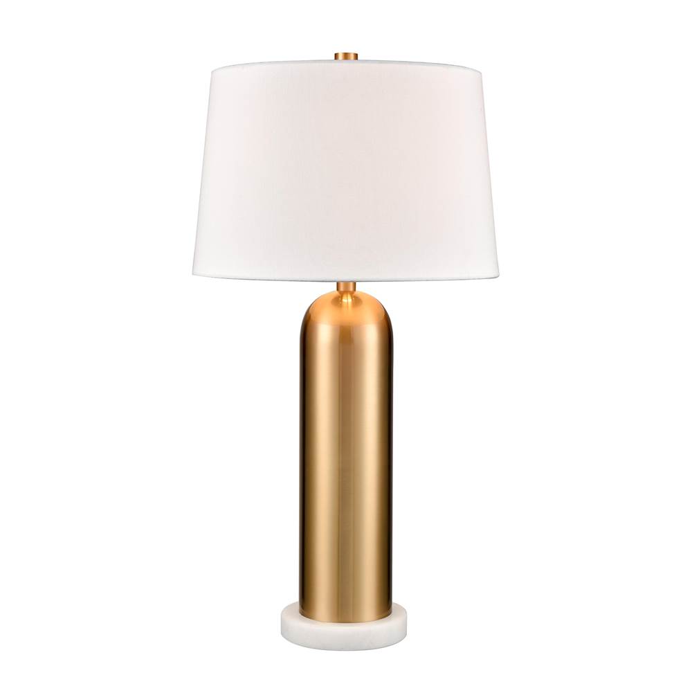 Elk Home Elishaw 30'' High 1-Light Table Lamp - Aged Brass