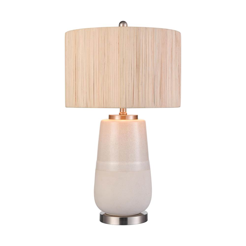 Elk Home Babcock 27'' High 1-Light Table Lamp - White Glaze
