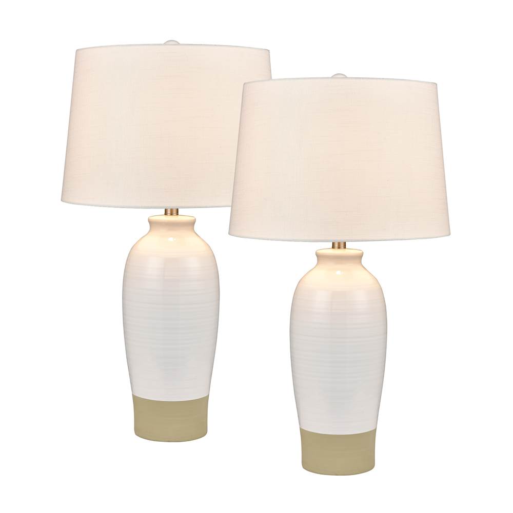 Elk Home Peli 29'' High 1-Light Table Lamp - Set of 2 White