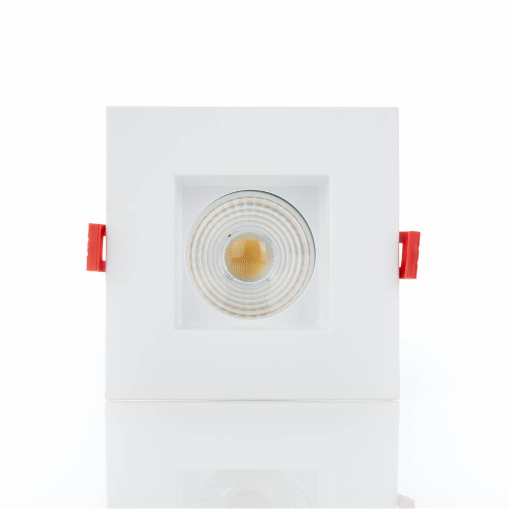 Eurofase 3.5 Inch Square Fixed Downlight In White