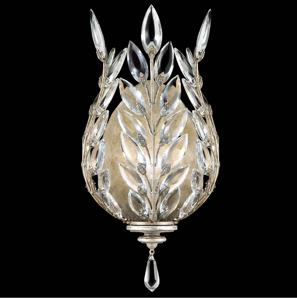 Fine Art Handcrafted Lighting Crystal Laurel 17'' Sconce