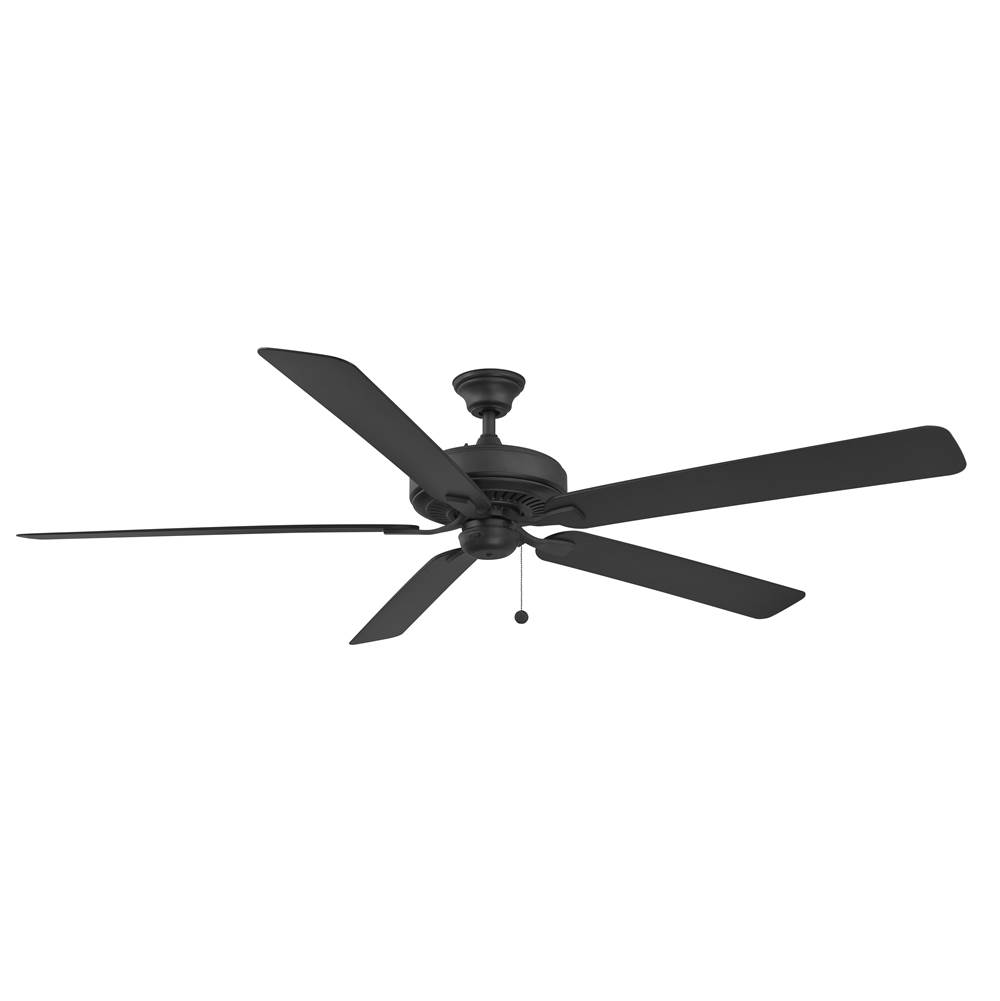 Fanimation Edgewood 72 inch Indoor/Outdoor Ceiling Fan with Black Blades - Black