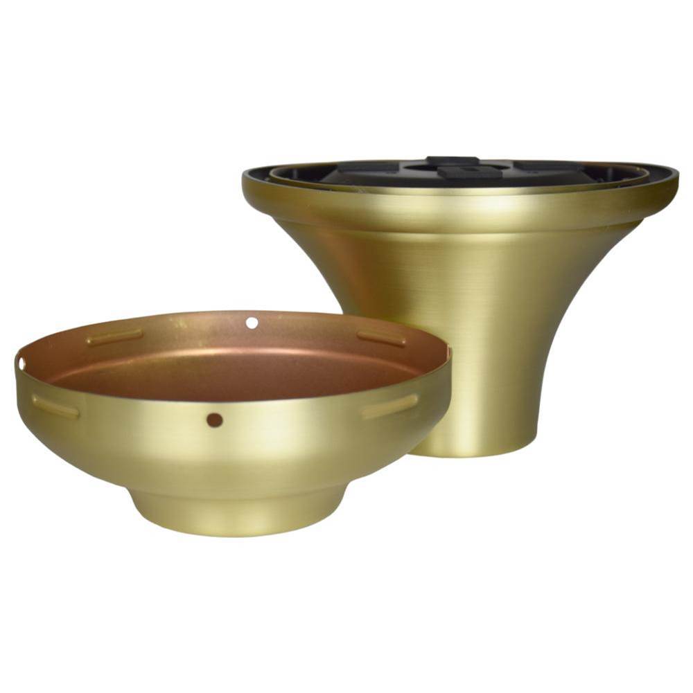 Fanimation Close to Ceiling Kit - Brushed Satin Brass - Wet Rated