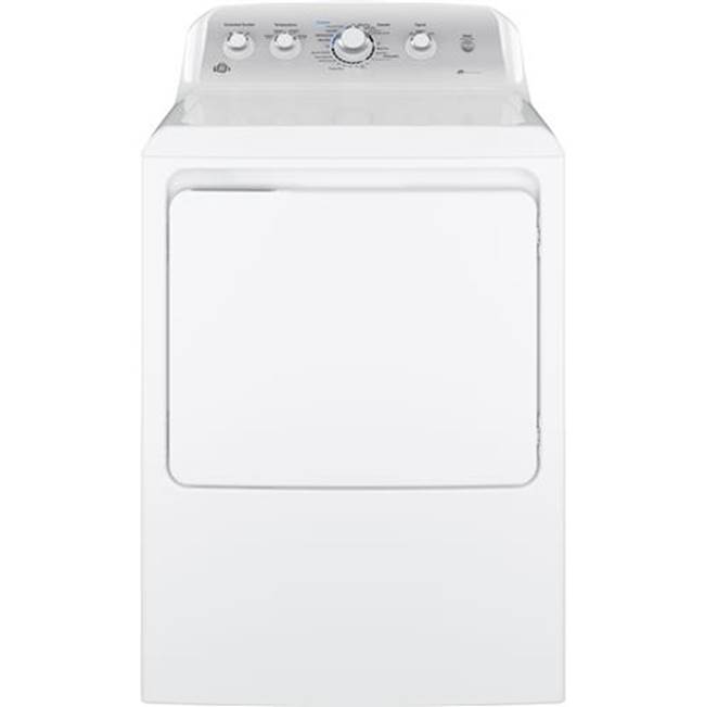 GE Appliances GE 7.2 cu. ft. Capacity aluminized alloy drum Electric Dryer with HE Sensor Dry