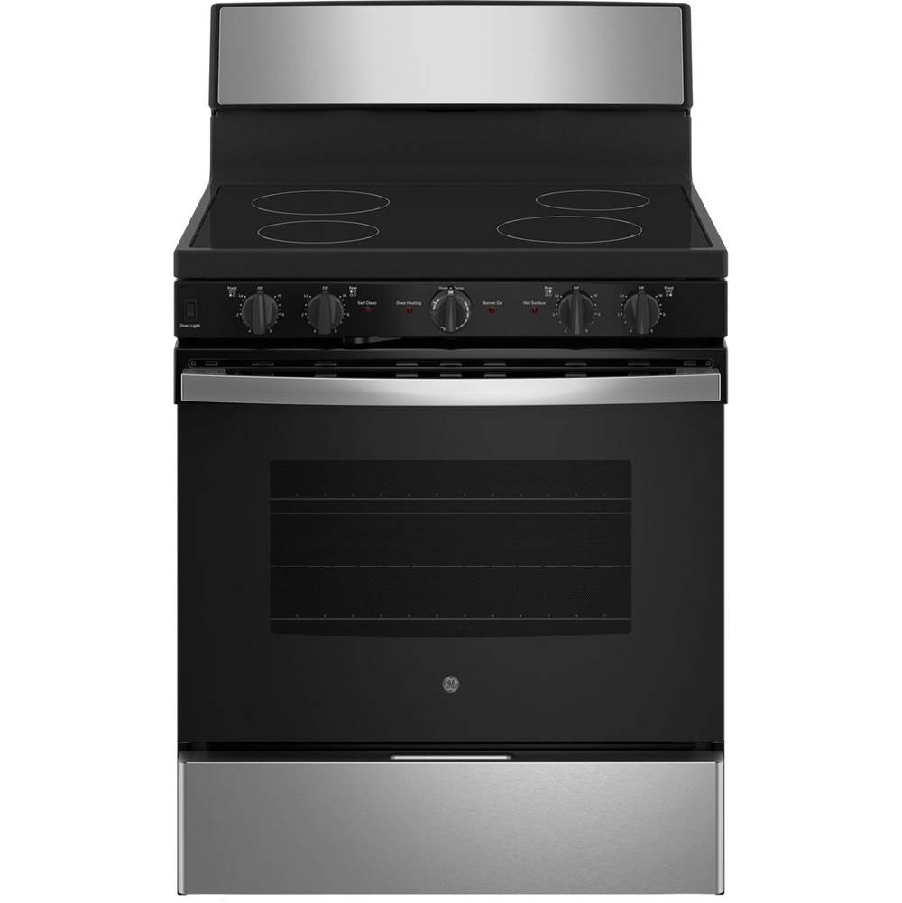 GE Appliances 30'' Free-standing Electric Radiant Smooth Cooktop Range