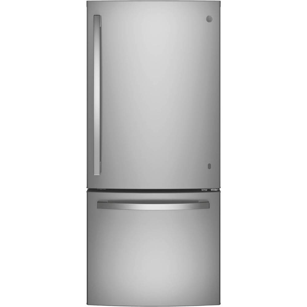 GE Appliances ENERGY STAR 21.0 Cu. Ft. Bottom-Freezer Refrigerator