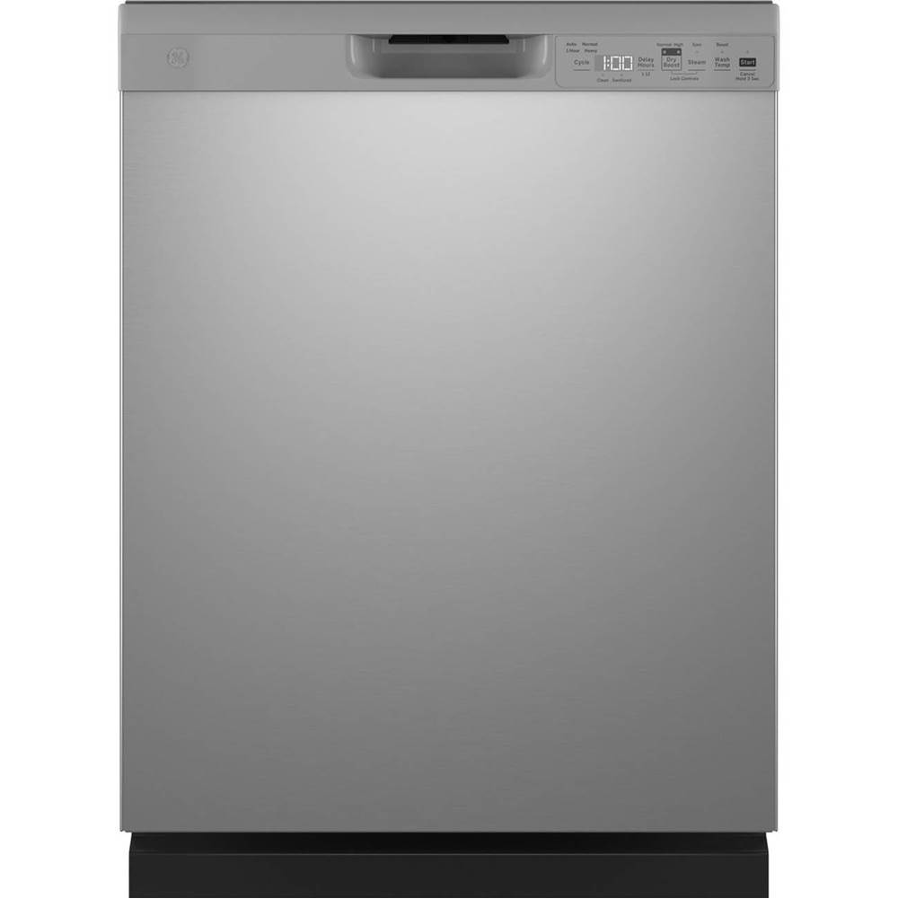 GE Appliances Front Control with Plastic Interior Dishwasher with Sanitize Cycle and Dry Boost