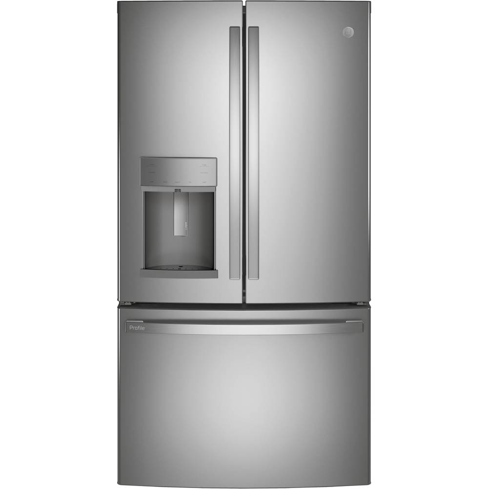 GE Profile Series GE Profile Series ENERGY STAR 22.1 Cu. Ft. Counter-Depth Fingerprint Resistant French-Door Refrigerator with Hands-Free AutoFill