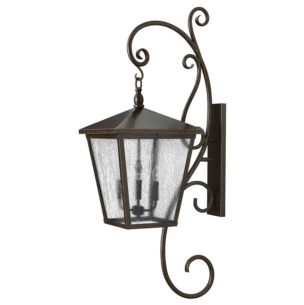 Hinkley Lighting Extra Large Wall Mount Lantern with Scroll