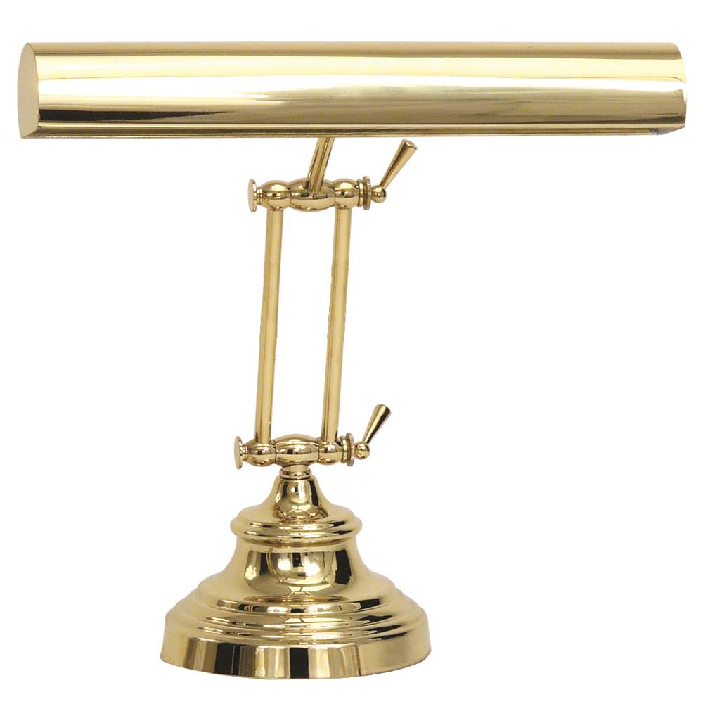 House Of Troy Advent 14'' Polished Brass Piano/Desk Lamp