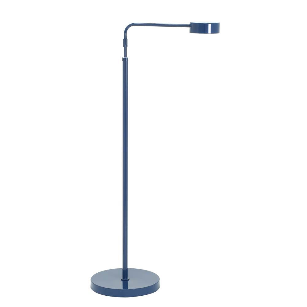 House Of Troy Generation Adjustable LED Floor Lamp in Navy Blue