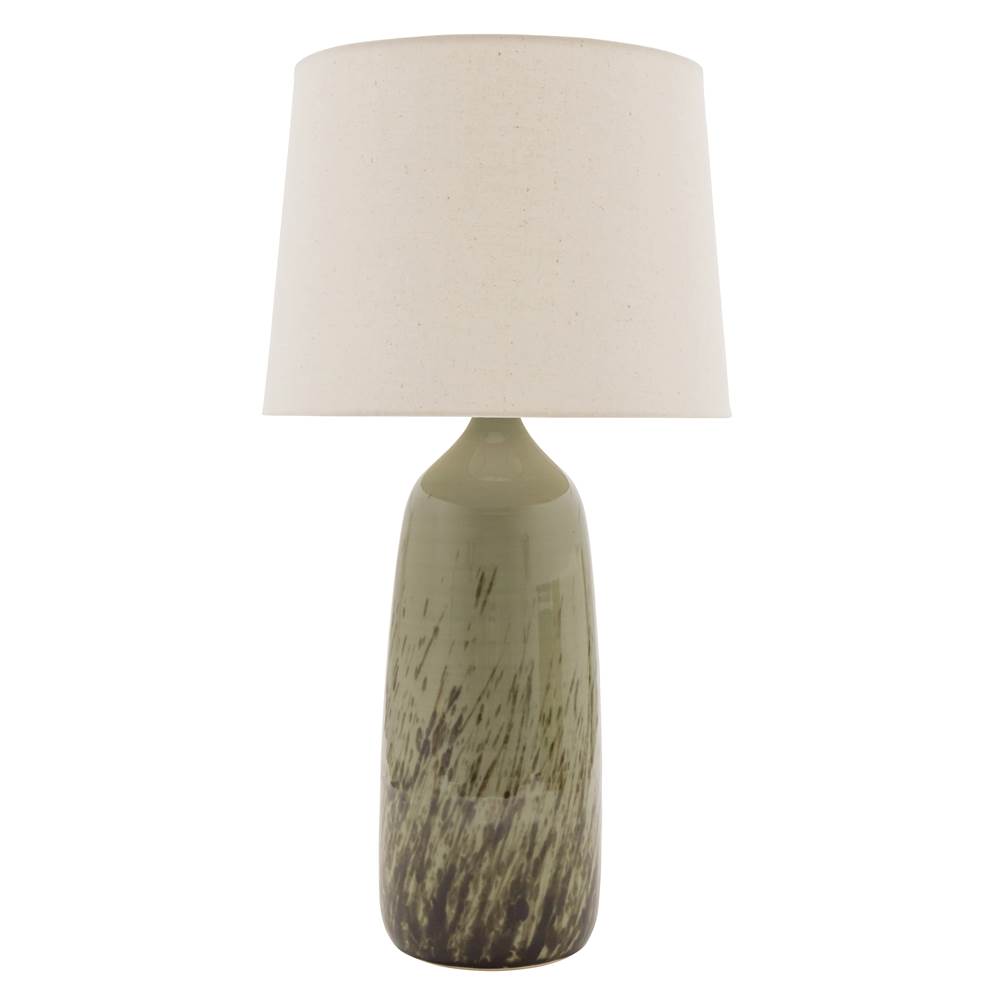House Of Troy 29'' Scatchard Table Lamp in Decorated Celadon