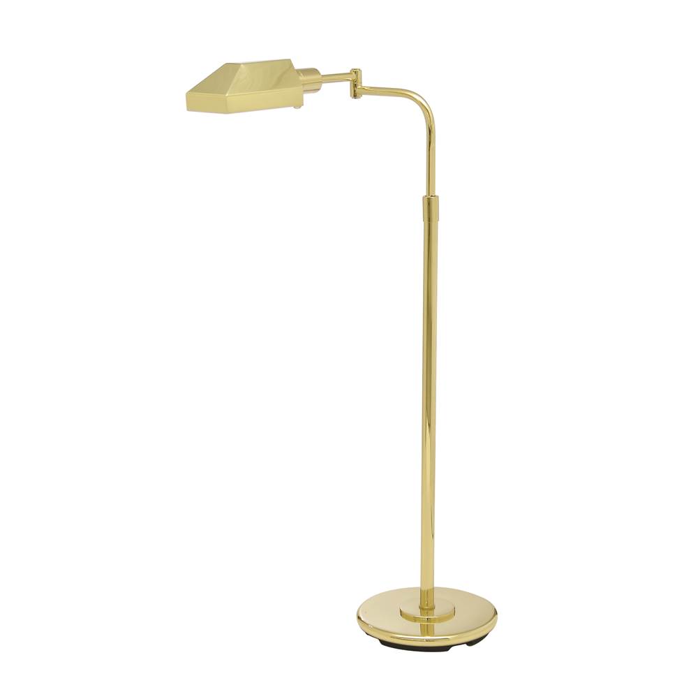 House Of Troy Home/Office Polished Brass Floor Lamp