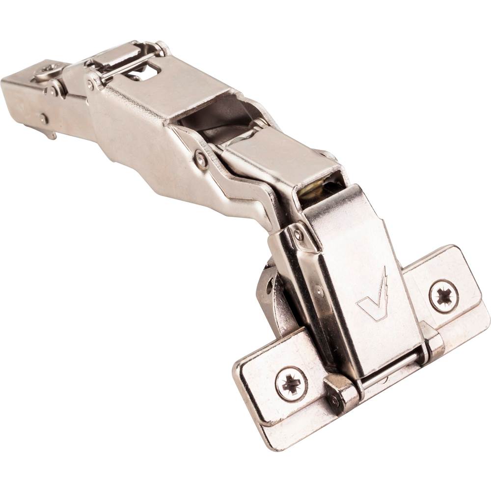 Hardware Resources 165 degree Commercial Grade Full Overlay Cam Adjustable Self-close Hinge with Press-in 8 mm Dowels