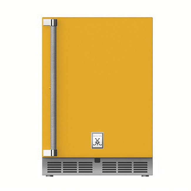 Hestan 24'' Refrigerator, Solid Door, with Lock, Right Hinged