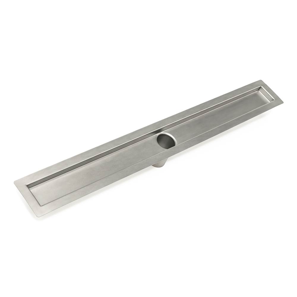 Infinity Drain 32'' Stainless Steel Channel Assembly for FF Series with 2'' No Hub Outlet