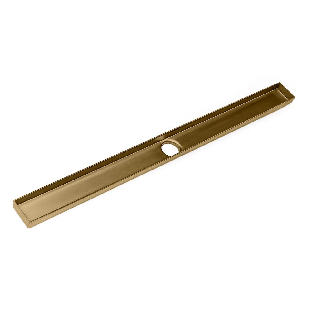 Infinity Drain 60'' Channel for FX 65 Series in Satin Bronze
