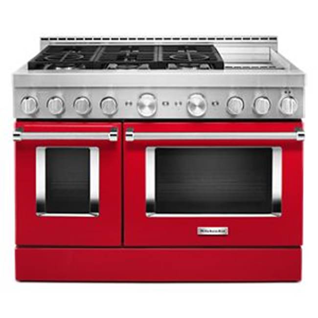 Kitchen Aid 48'' Gas Commercial Style Range W/Griddle