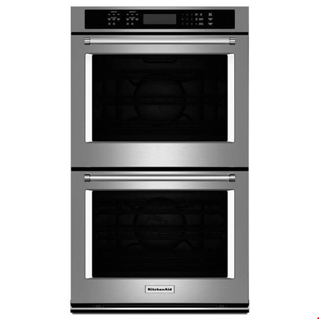 Kitchen Aid 27 in. Self-Cleaning Convection Conversion Built-In Electric Double Oven