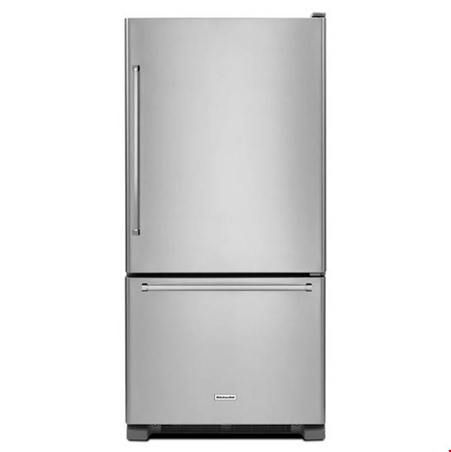 Kitchen Aid 19 cu.ft Standard-Depth Bottom-Freezer Refrigerator