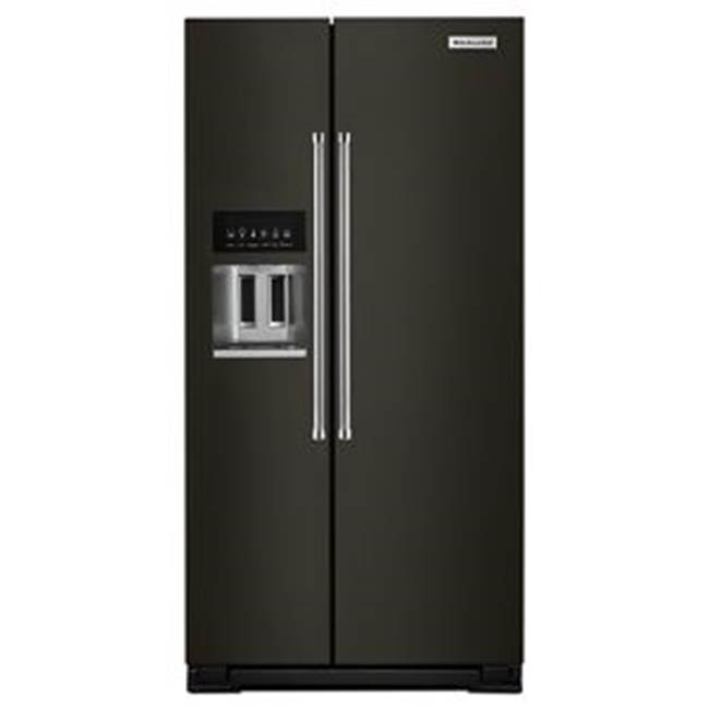 Kitchen Aid Kitchenaid 25 Cu Ft Full-Depth Sxs Refrigerator, Exterior Ice And Water Dispenser