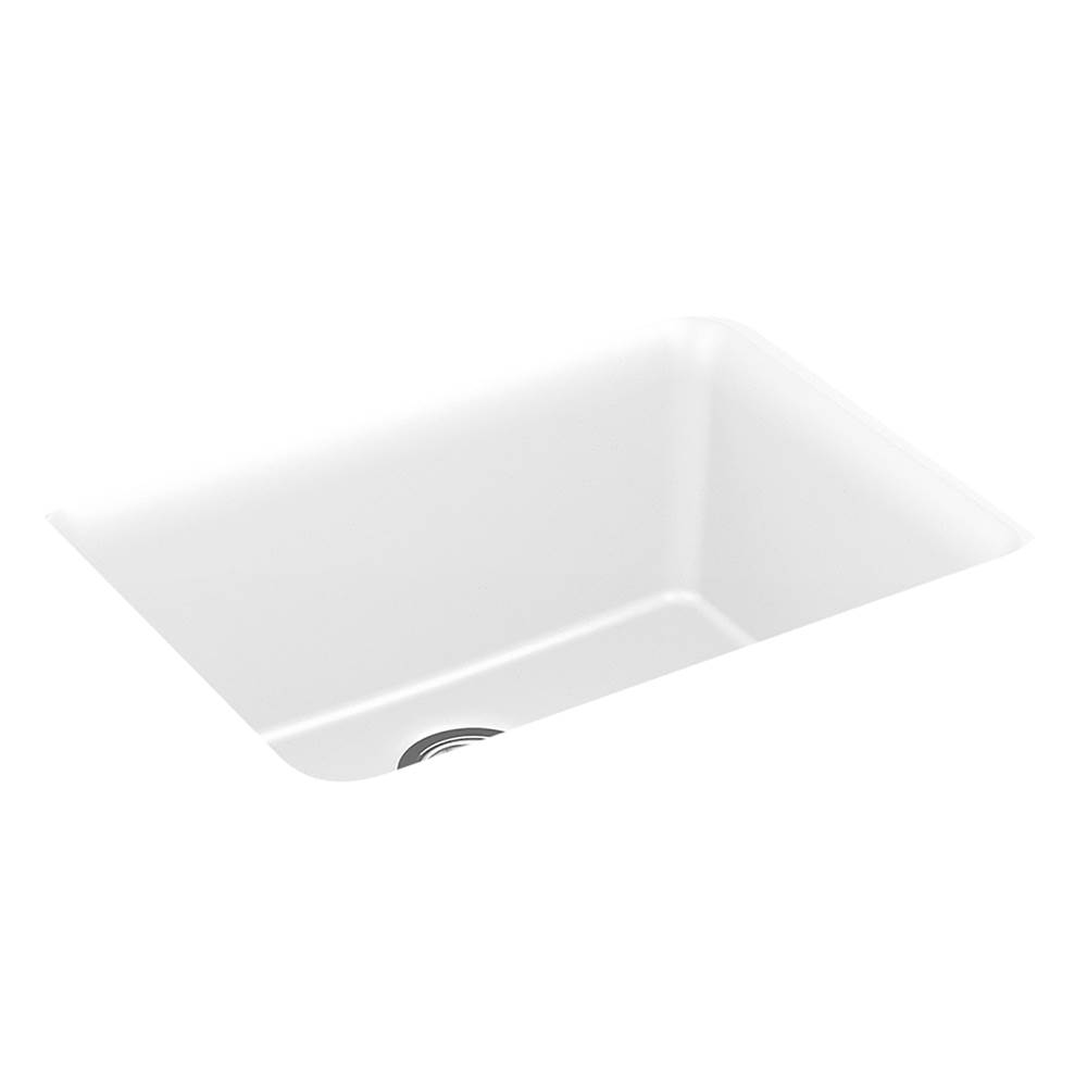 Kohler Cairn® 24-1/2'' x 18-5/16'' x 9-1/2'' Neoroc® undermount single-bowl kitchen sink with rack