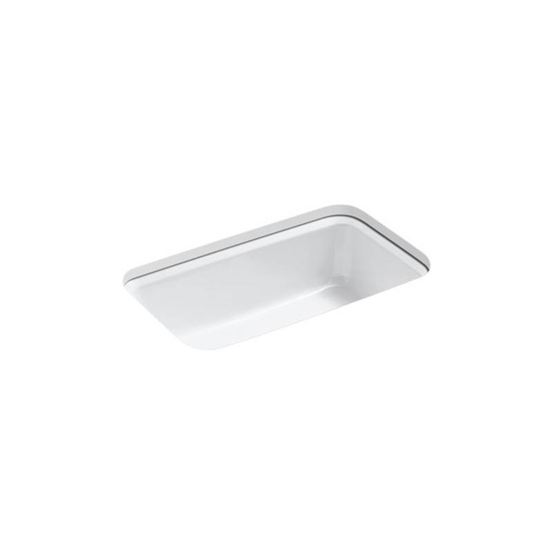 Kohler Bakersfield™ 31'' x 22'' x 8-5/8'' undermount single-bowl kitchen sink with 5 faucet holes