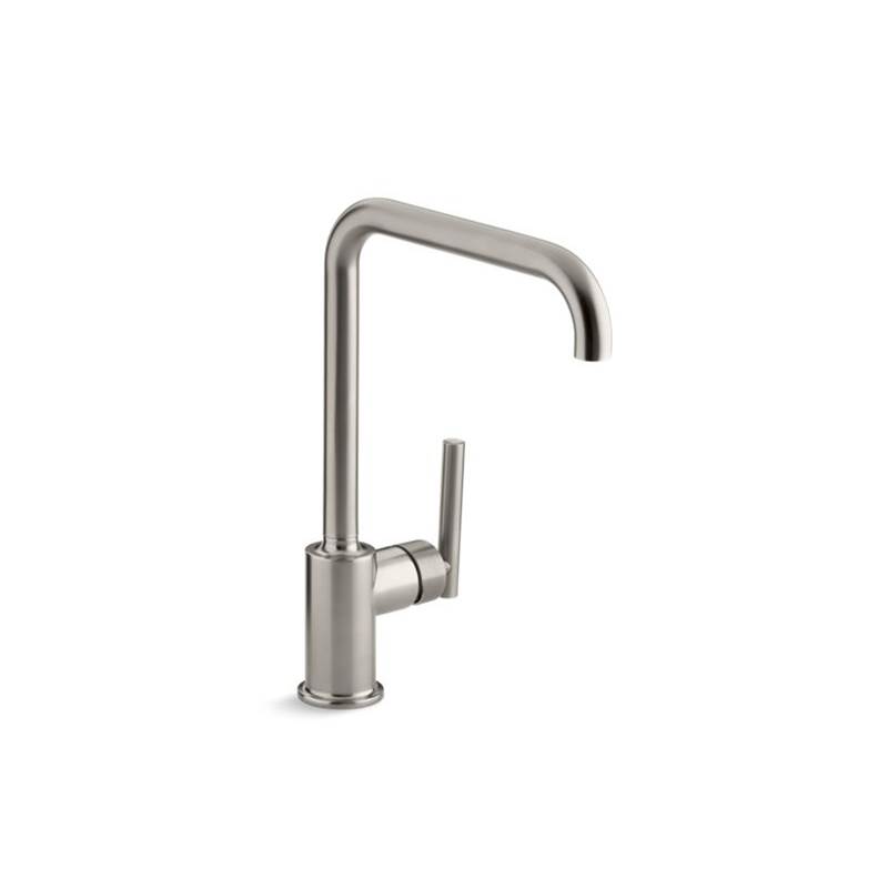 Kohler Purist® single-hole kitchen sink faucet with 8'' spout