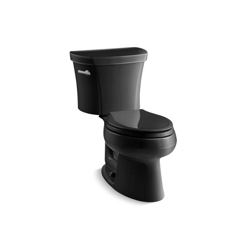 Kohler Wellworth® Two-piece elongated 1.28 gpf toilet with insulated tank and 14'' rough-in
