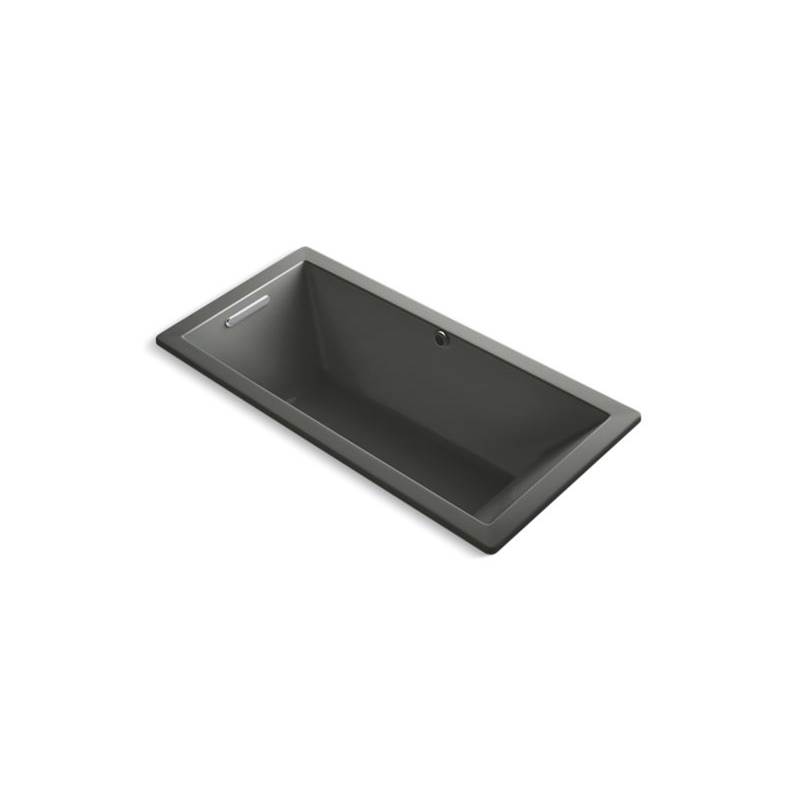 Kohler Underscore® Rectangle 66'' x 32'' drop-in bath with Bask® heated surface and end drain