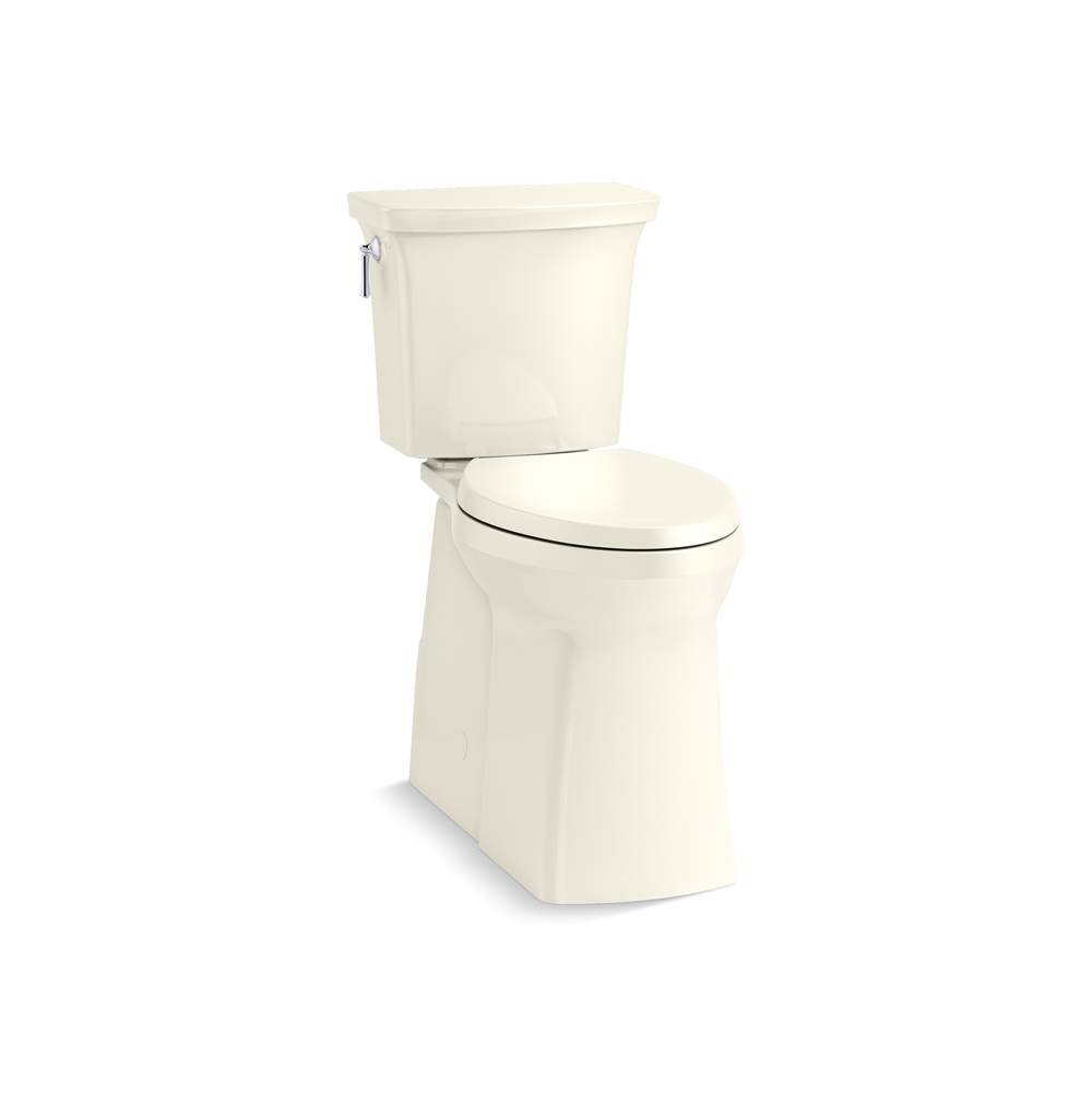 Kohler Corbelle Tall Two-Piece Elongated Toilet With Skirted Trapway 1.28 Gpf