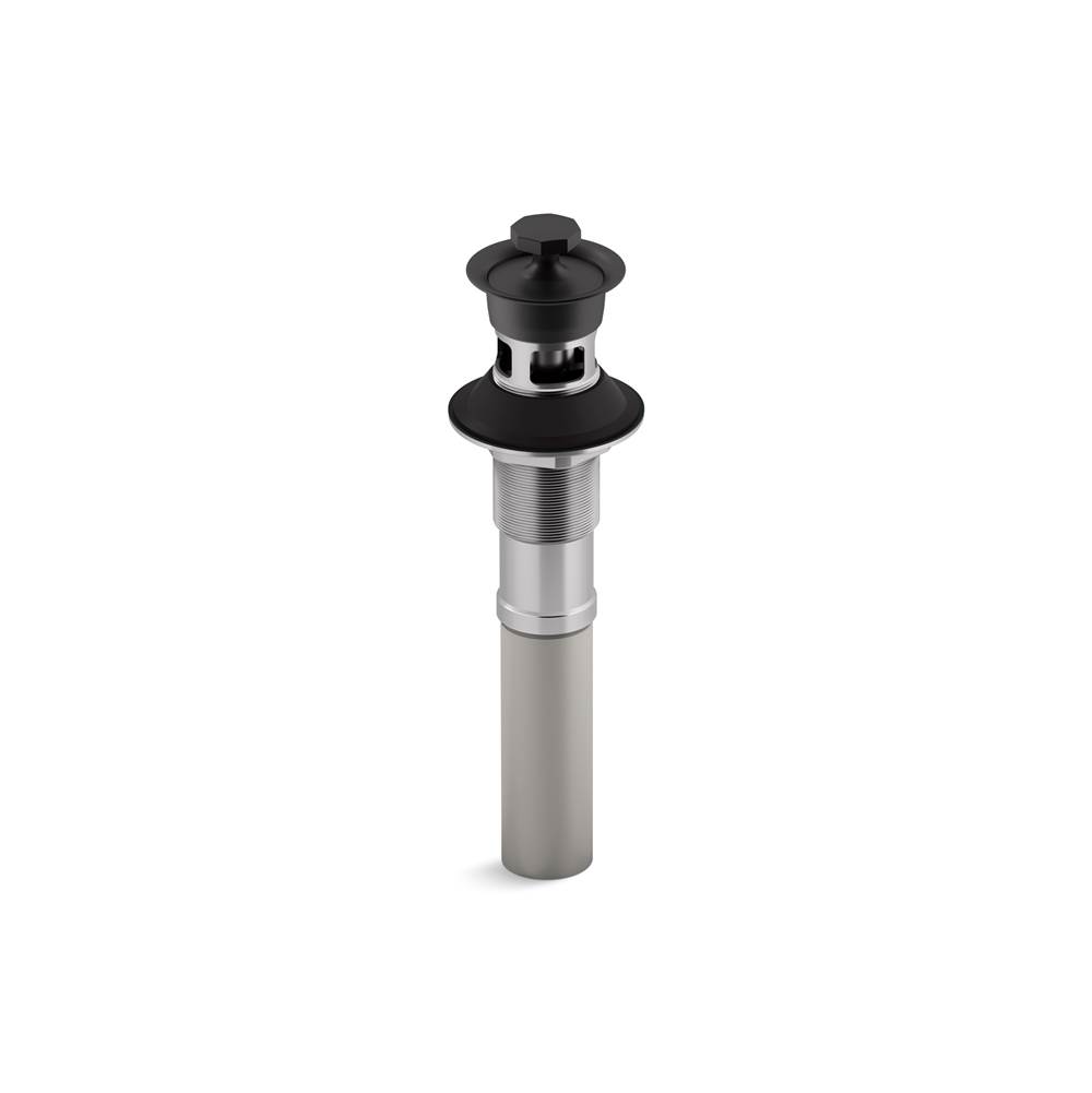 Kohler Bathroom Sink Drain With Overflow And Non-Removable Metal Stopper