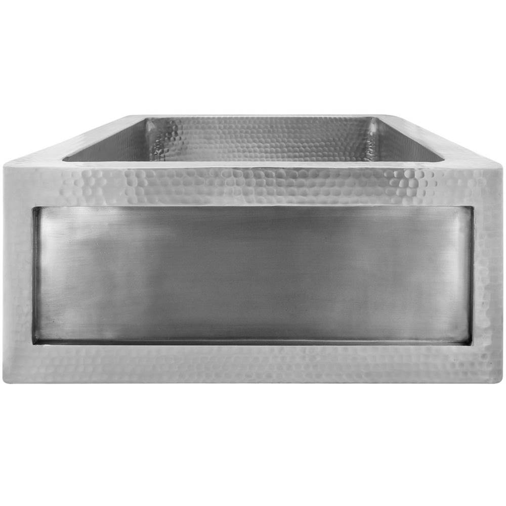 Linkasink Hammered Inset Apron Front Hammered Bar Sink - (Price Does Not Inlcude Inset Panel)